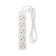 Extension cord Standard 5 nests, 1.5m, 3x1.0mm², s/h, white rexant