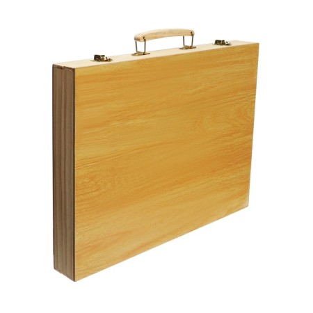 Drawing for drawing in a wooden suitcase, folding-8