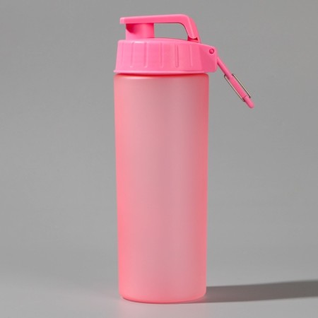 Walking drinker for dogs "Yoga", 23x7.5x7.5 cm, 750 ml, pink-3
