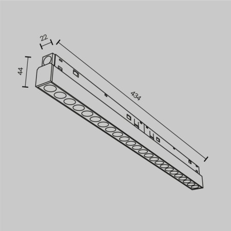 TREE TECHNICAL TR031-4-24WTW-DD-W, 24W, 43.1x2.3x4.4 cm, LED, 1650LM, white color, white-6