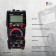 Multimeter Deli DL334302 102977, LCD display, AC/DC, 0.2 - 600 V