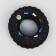 Toy toy "tire" for dogs, 8 cm, black
