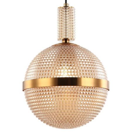 Spring lamp Rope 1xe27 40W, size 25x25x41-150 cm, bronze color-1