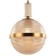 Spring lamp Rope 1xe27 40W, size 25x25x41-150 cm, bronze color