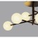 Ceiling chandelier Mantra Cellar, G4, 7x5W, 690x515x280 mm, black color
