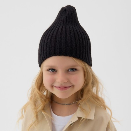 Children's hat minku rr 50-52, black color