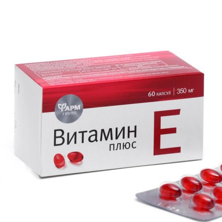 Vitamin e plus, 60 capsules of 350 mg