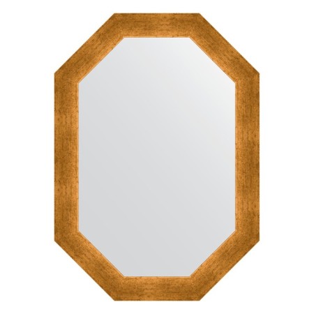 Mirror in the baguette frame, poisoned gold 59 mm, 50x70 cm