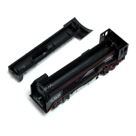 Classic railway, works from batteries, train and 4 cars in the kit-7