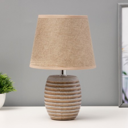 Alatei table lamp E14 40W white-chocolate 17x17x28 cm