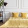 Cover with pillowcases "Hugo", size 230x250 cm, lemon color