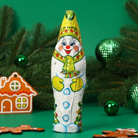 New Year. Chocolate figure "Snowman", mix, 60 g-2