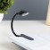 Reading lamp on the clothespin "gloss, gray" 1led 25x2x3.5 Risalux