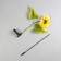 Garden lamp on the sunny battery "Sunflower", 75 cm, 5 LED, glow white