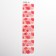 Thermonacles for 7 pink flowers, 7.3 x 34.2 cm.
