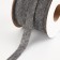 Non -woven ribbon, threaded, reinforced, 15 mm, 100 m, color gray color