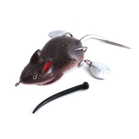Namazu Mouse-Namazu Mouse with petals, 76 mm, 26 g, color 18, double yr hoks bn #2-2