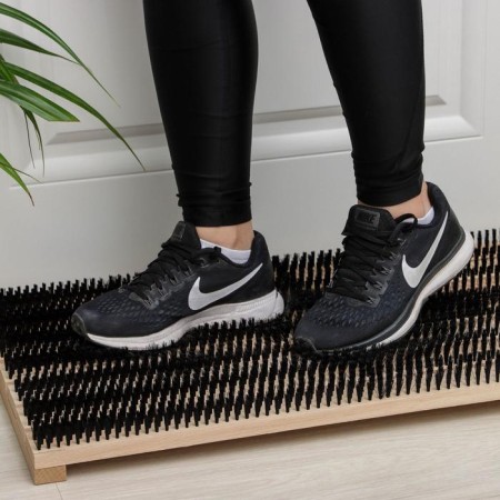 Floor brush for shoe cleaning, 70 × 40 × 5.6 cm, 1960 bundles, beech, synthetic fiber-2