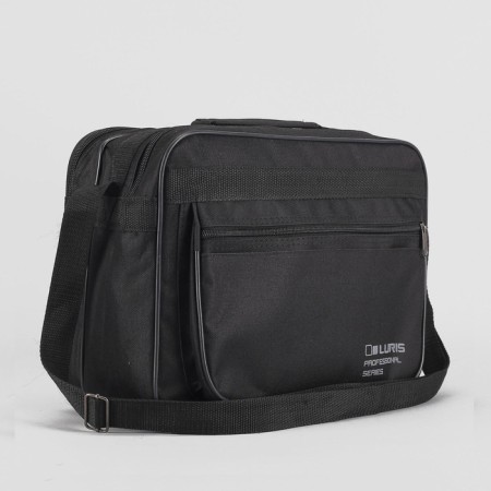Male bag, luris, black color-5