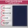 Diary of Leduced A5, 160 sheets of Nebraska, covering artificial leather, corner perforation, blue