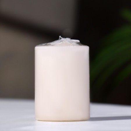 Candle - Aromatic "spicy apple" cylinder, 4x6 cm-1
