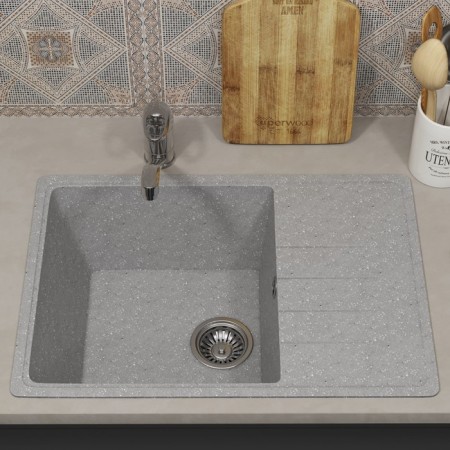 Kitchen carrier made of stone Uperwood Econ UPD-506, 003, rectangular, color 003 gray matte-1