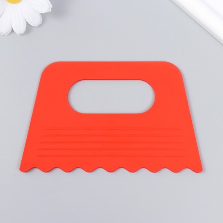 Tools for modeling and adding a form spatula plastic set 4 pcs 8x12.5 cm-1