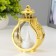 Nightmare "frozen candle" 3xlr1130 gold 5x7.5x12 cm Risalux