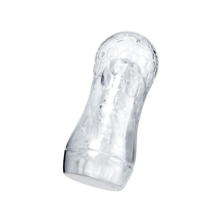 Masturbator A-TOYS JELF, ABS plastic, transparent, 18.5 cm-7