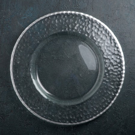 Layer plate "Fisher", d = 35 cm, silver stroke color
