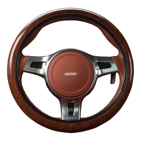 SkyWay braid, sized s, corrugated eco, eco -leather, brown, s01102287-9