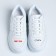 Silicone laces, white color, set 6 pcs + translated tattoo