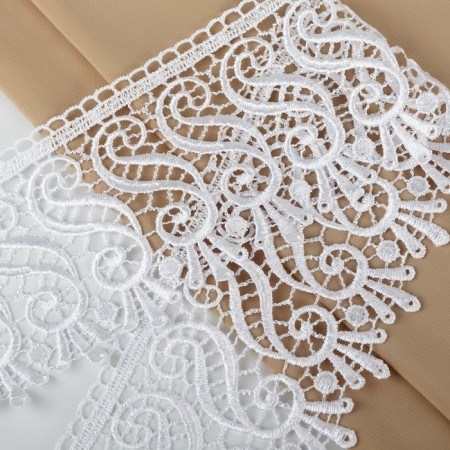 Lace Hipure, 94 mm × 11 ± 1 m, white color-1