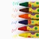 Wax crayons, 6 colors "cats"