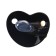 Nipple - Orthodontic dummy. Boss, with a cap, +6 months, black/gold, rhinestones