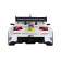 Metal machine BMW M3 DTM 1:32, inertia, light and sound effects, doors open, white color