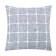 Pillowcase decorative Ethel squares blue color, 45x45 cm polyester