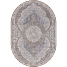 Ковёр овальный Karmen Hali Armina, размер 240x340 см, цвет grey/brown