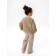 Cardigan Children's Amarobaby Knit, height 134, beige color