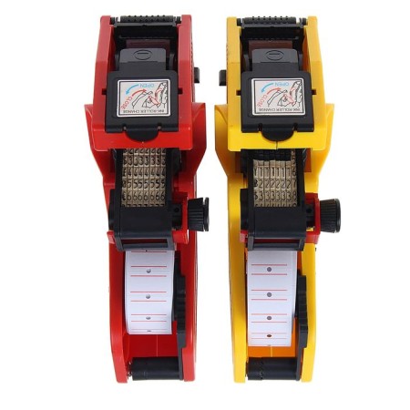 Etiquette-pistol 1-line (numbers, signs), 8 characters, 21 x 12 mm, rectangular-4