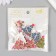 Decor for creativity wood "Christmas tree patchwork" set of 15 pcs 3.5x2.5 cm mix