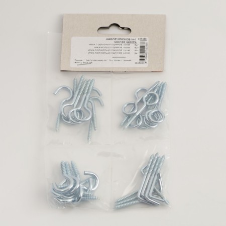 Set of hooks No. 1, 32 subjects in the set-4