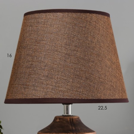E14 40w 40w Brown Brown Path with Golden Patina 22x22x36 cm-2