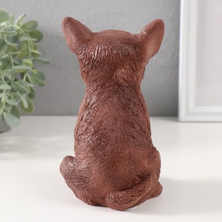Figure "Puppy Chihua Hua" 15 x 9 x 11.5 cm.-3
