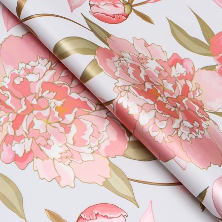 Matte Flower Film, Fleur, 55x55 cm, pink-1