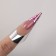 Forms for nail extension, 10 pcs, silver/pink color