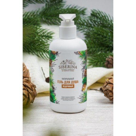 Natural shower gel "Kedrov", 200 ml-1
