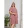 Female dress, size 64, powder color
