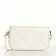 Bag Cross-Bodi with a zipper, white color