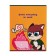 Notebook of 48 sheets in the Meshu "Mood" cage, cover coated cardboard, VD-LK, OFSET Block, MIX